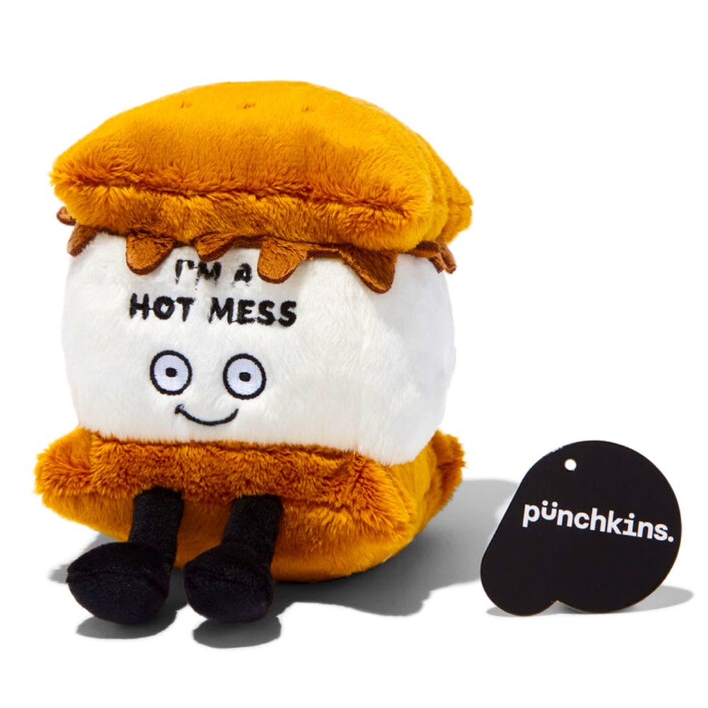 Punchkins Smores "I'm A Hot Mess"  Plush Toy - NWT